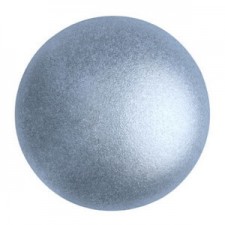 Les perles par Puca® Cabochon 25 mm - Metallic mat light blue 23980/79030
